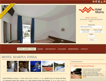 Tablet Screenshot of hotelmarinatossa.es